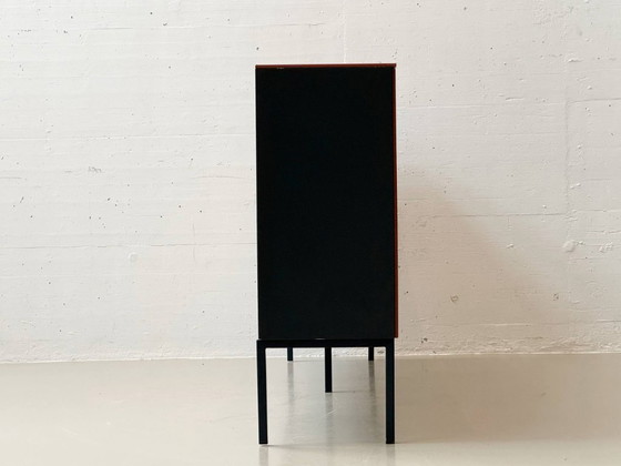 Image 1 of High-quality sideboard with sliding doors and drawers, 1980s