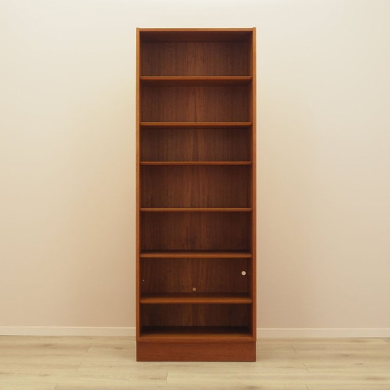 Teak-Regaleinheit von Hundevad & Co. mit verstellbaren Einlegeböden, dänisches Design 1960er Jahre (photo 2 of 13)