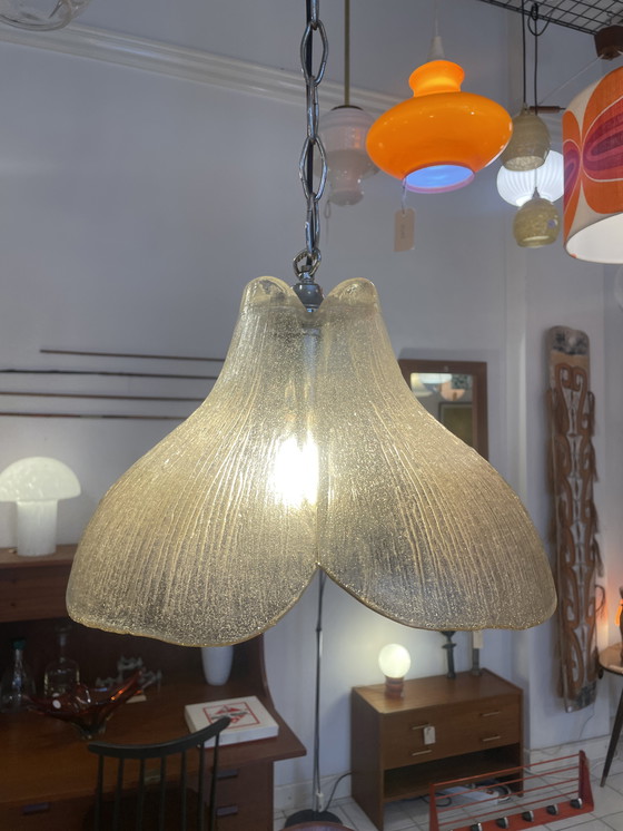 Image 1 of Murano Glass Pendant Lamp, Peill & Putzler, Germany 1970's