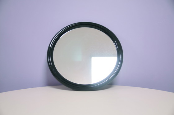 Image 1 of miroir rond noir Tiger vintage