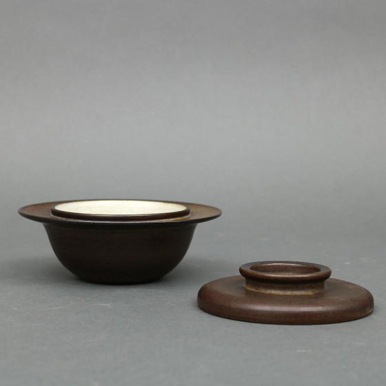 Image 1 of Zaalberg Holland - Meindert Zaalberg (1907-1989) - Klei en vuur - 1958 - Brutalist servies - botervloot 