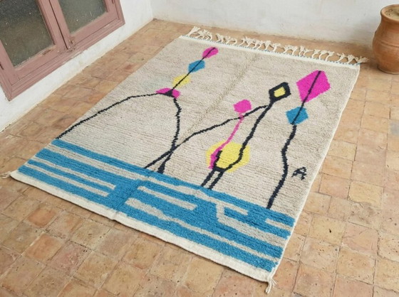 Alfombra bereber marroquí con encanto natural, 2200 cm x 300 cm. – Wool (photo 2 of 8)