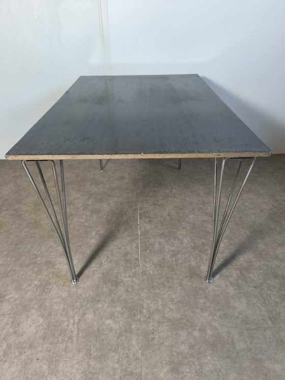 Tavolo Rettangolare Fritz Hansen anni '70 Piet Hein Bruno Mathsson Arne Jacobsen – Tavoli da pranzo, Wood (photo 6 of 11)