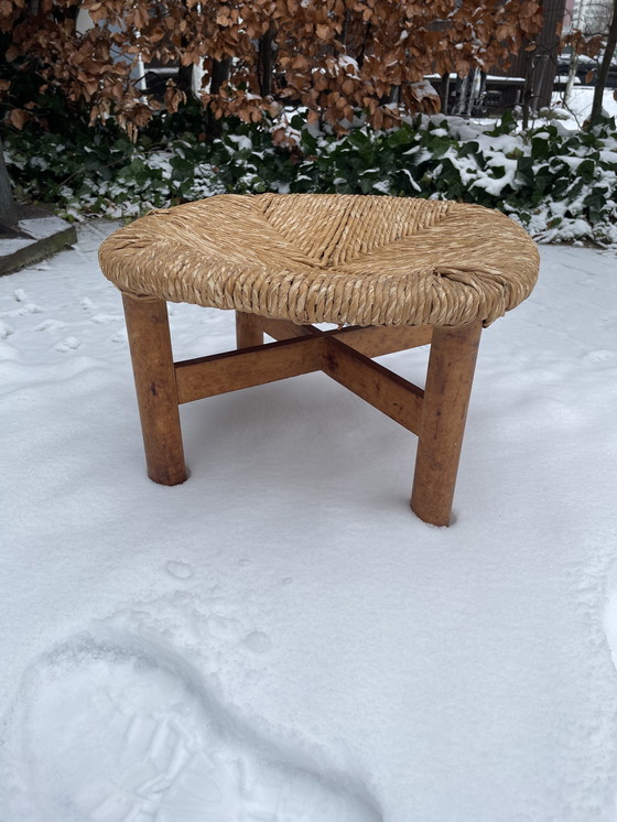 Image 1 of Italian Rush stool by Lorenzo Forges Davanzati