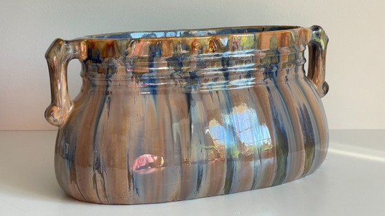 Image 1 of Jardinière CACHE-POT Barbotine Vintage