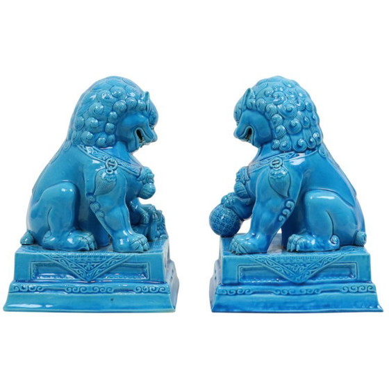Image 1 of Groot Koppel Tempelleeuwen Foo Dogs