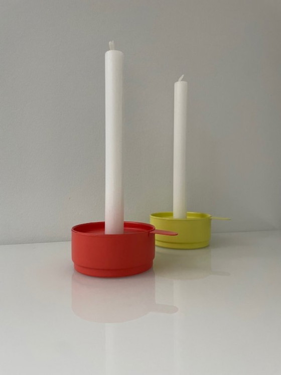 Image 1 of Set di 2 candelabri vintage IKEA VELCEND – design anni '90