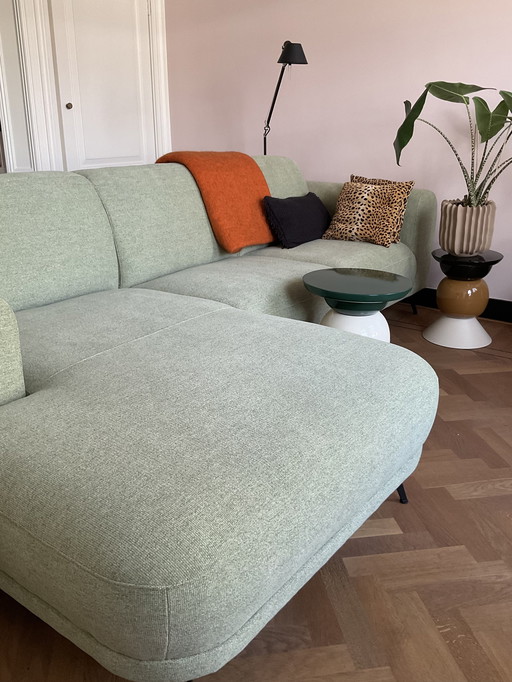 Nuovo di zecca! Divano con chaise longue + 2 posti con braccioli