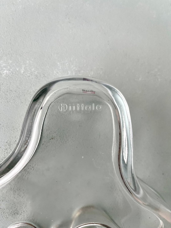 Image 1 of Bol Alvar Aalto en verre Ittala, finition transparente, design