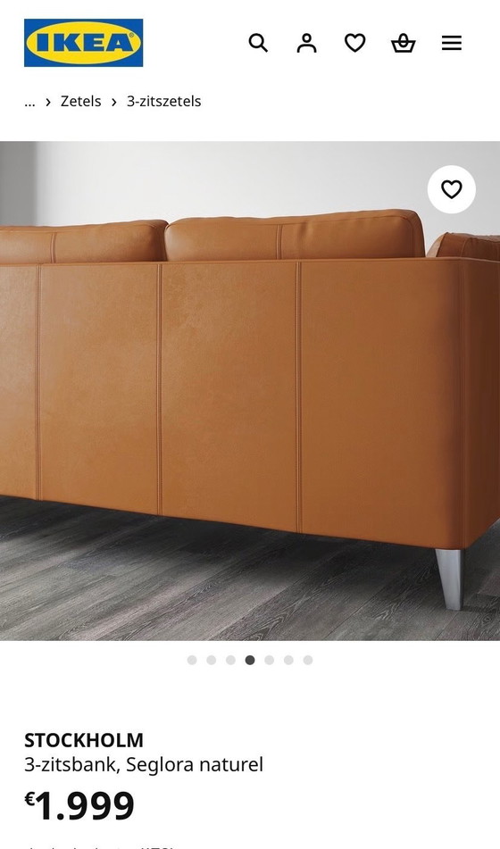 Image 1 of STOCKHOLM 3-seater sofa Ikea