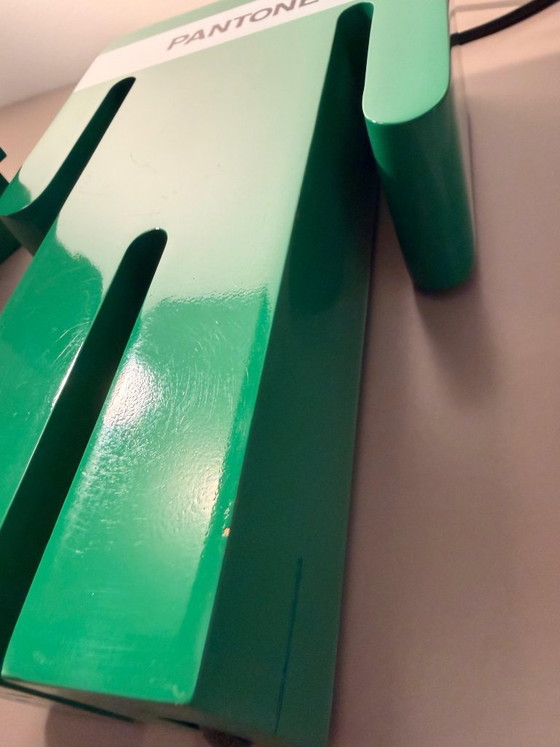 🟢 Coppia Lampade Design PANTONE "Adamo ed Eva" – Verde Iconico – Lampade da lettura, Legno (photo 8 of 13)
