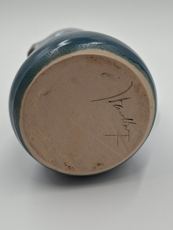 Image 1 of Glazed ceramic pitcher