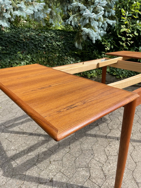 Image 1 of Mesa de comedor danesa de teca de Ansager AM Mobler