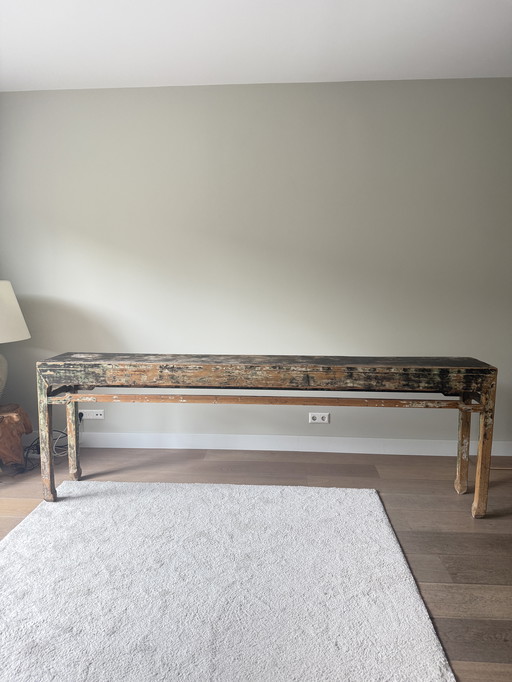 Sfeervolle originele Chinese sidetable 255x85x40 van de Toren interieurs
