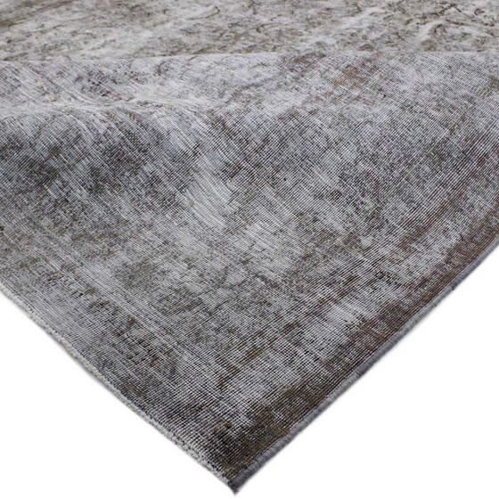 Image 1 of Hand-knotted vintage art rug 376x285
