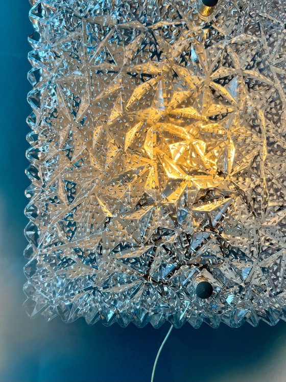 Image 1 of Set Hoffmeister Eisglas-Wandlampen