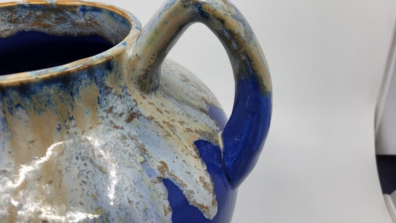 Image 1 of Bleu France 1940 ceramic "Alpho" vases