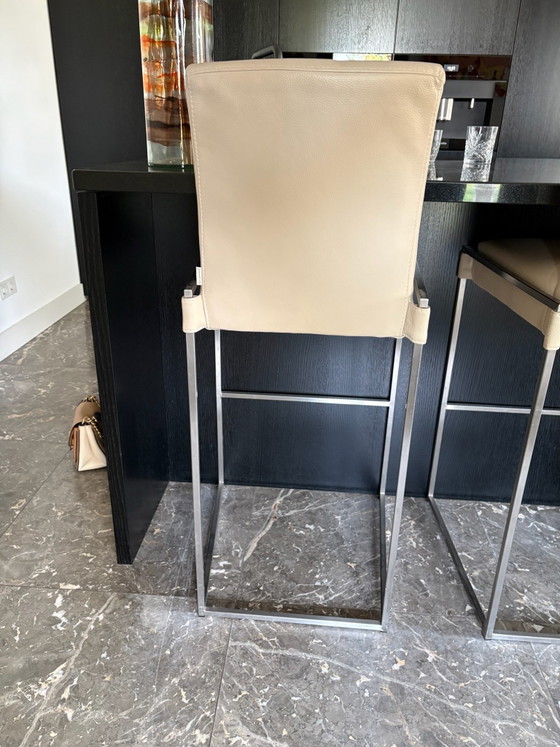 Tabourets de bar Bert Plantagoe – Bert Plantagie, Cuir, rvs (photo 5 of 5)