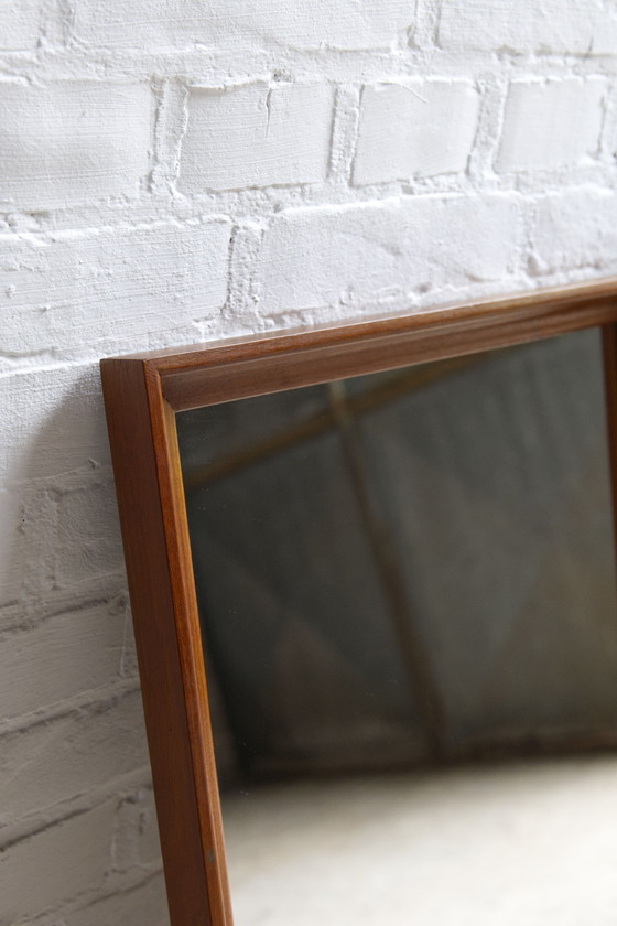 Image 1 of Vintage Danish Teak Mirror