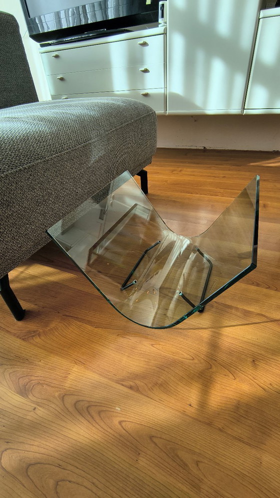 FIAM Zeitungsständer – Fiam Italia, Chrom, Glas (photo 4 of 6)