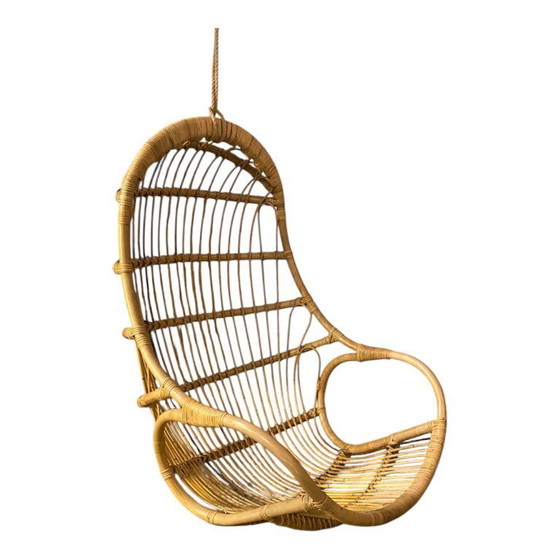 Image 1 of rotan hangstoel