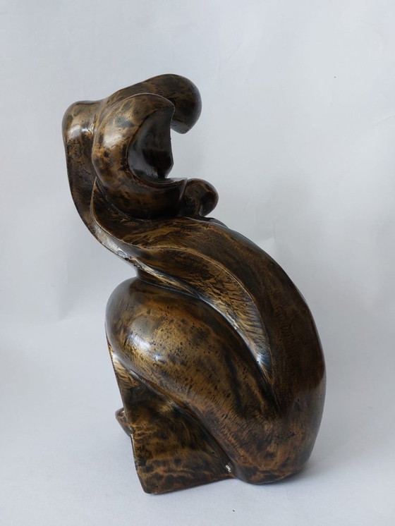 Image 1 of scultura astratta in legno