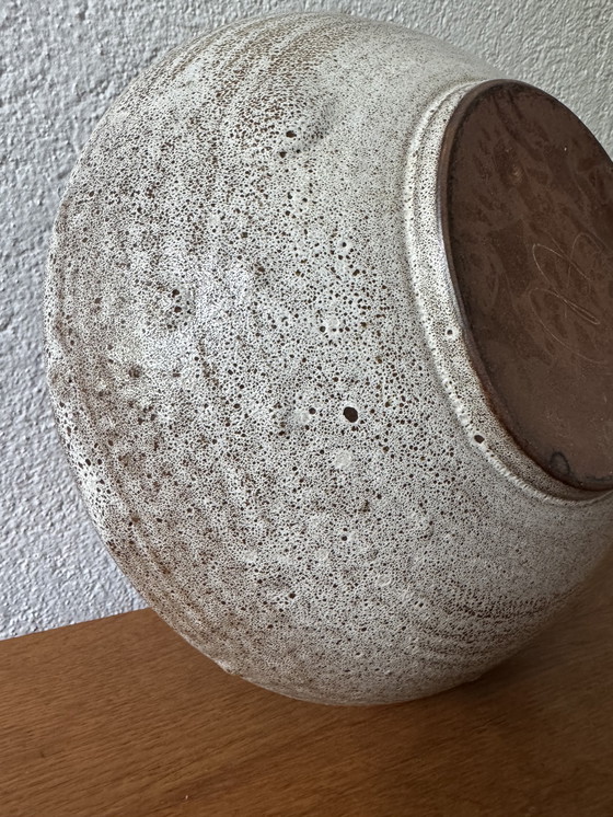 Image 1 of Große Schale aus glasiertem Steinzeug aus den 1960er Jahren