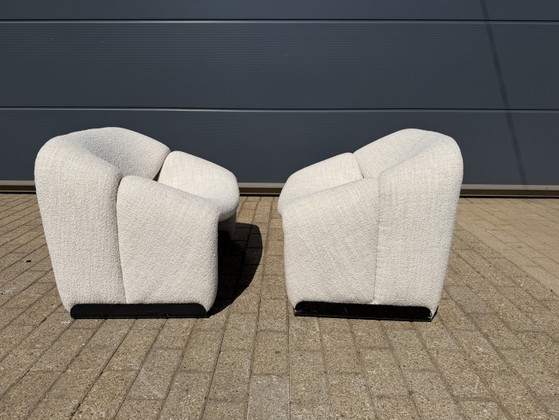 Image 1 of Artifort F598 Groovy armchairs in mint condition!! Pierre Paulin