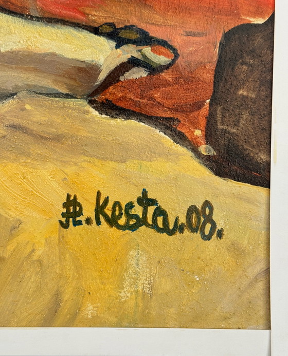 Large Nude Painting from 2008 by French Artist KESTA – Paintings & Drawings, Other (photo 15 of 15)