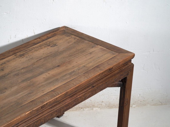 Antique long bench table in pine wood – China, circa 1900 – Dining tables (photo 23 of 40)