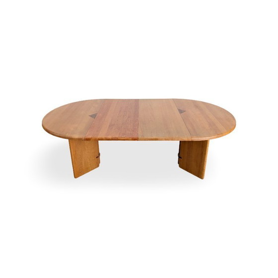 Image 1 of Søren Nissen Ebbe Gehl dining table Seltz noble beech France 1980