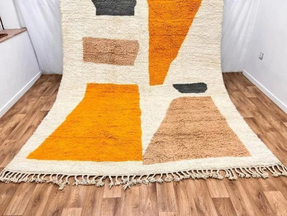 Natural Wool Moroccan Berber Carpet 300cmx400cm – Tappeti, Lana (photo 2 of 7)
