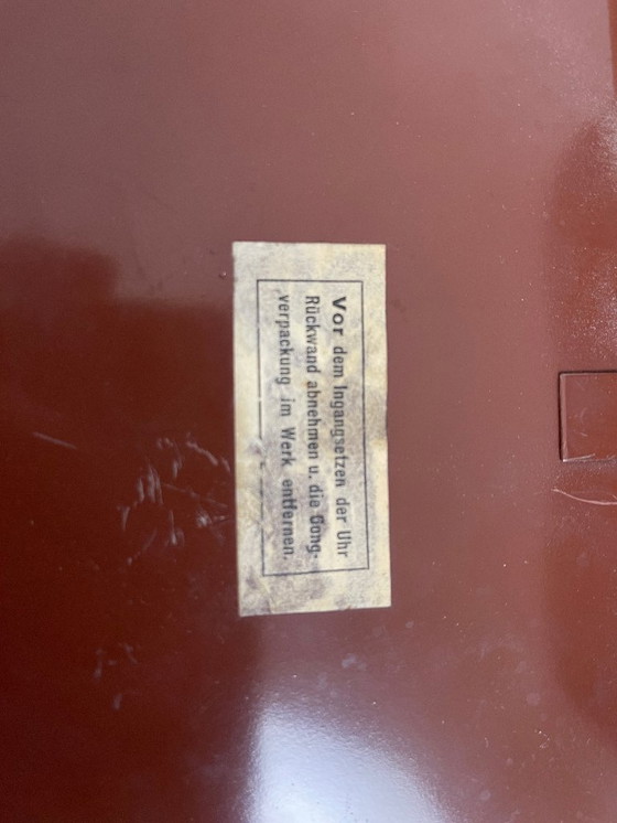 Image 1 of Junghans wall clock pendulum clock Mid - Century Vintage