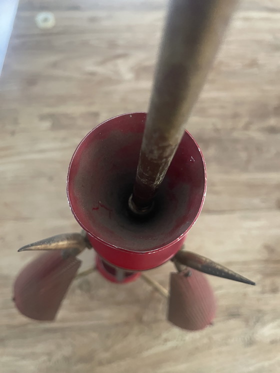 Image 1 of Hanglamp toegeschreven aan Angelo Lelli voor Arredoluce, jaren 1950.