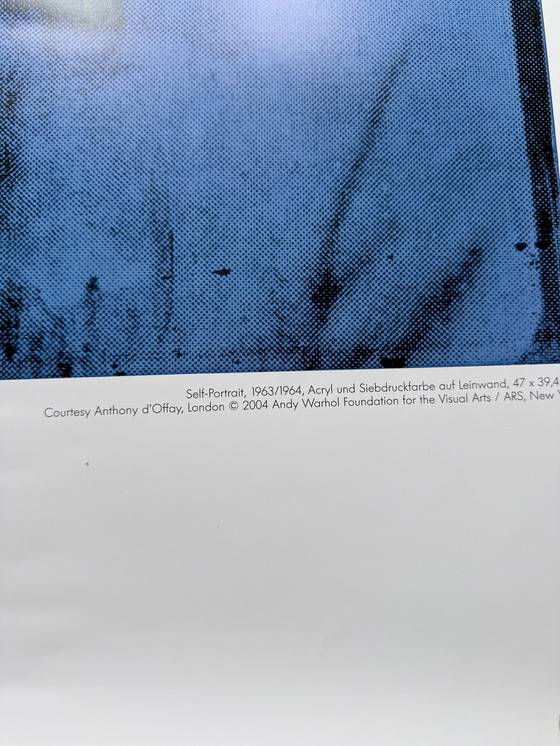 Image 1 of Self-Portrait Poster II Andy Warhol Memphis Starck Eames