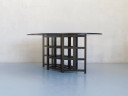 Zwart gebeitst essenhouten tafel van Charles R. Mackintosh, Cassina-editie