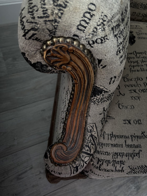 Poltrona Vintage – Poltrone, Wood, Textile (photo 4 of 5)