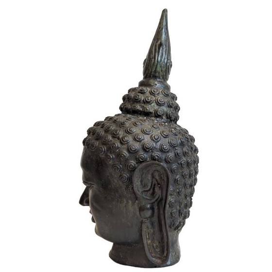 Image 1 of 19th-century Buddha head