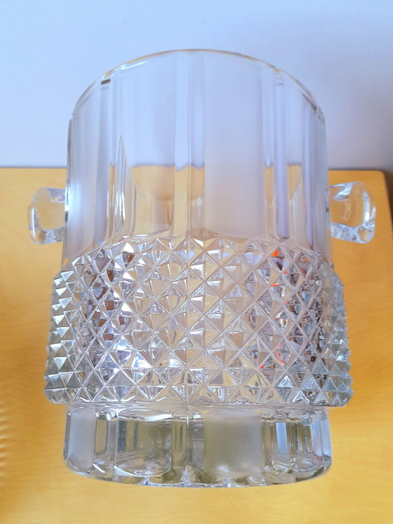 Image 1 of Art Deco kristallen champagnekoeler