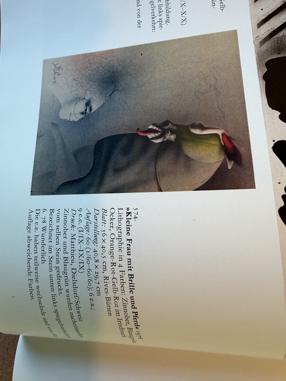 Image 1 of Paul Wunderlich lithograph 1978 (edition 60)