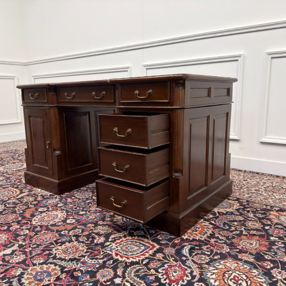 Scrivania Classica Inglese – Scrivanie, Leather, Wood (photo 15 of 21)