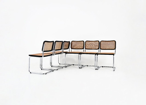 Dining Chairs Style B32 by Marcel Breuer, set of 6
