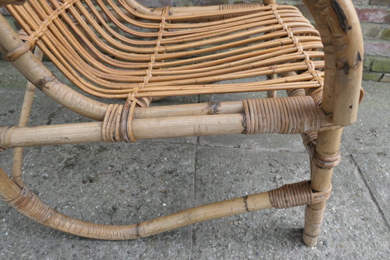 Image 1 of Vintage Rattan Armchair