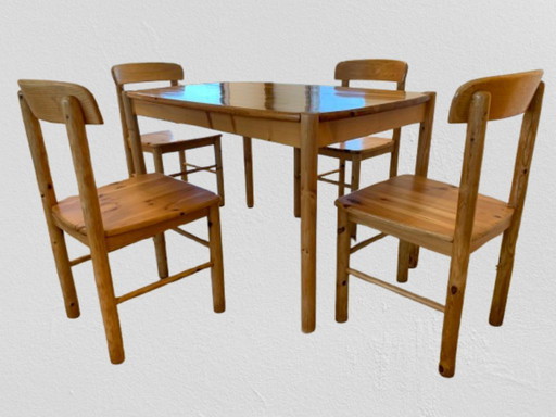 Ensemble de salle à manger en pin