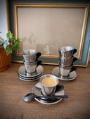 Ikea Trivsel Vintage 90s Espresso Coffee Set – Stainless Steel