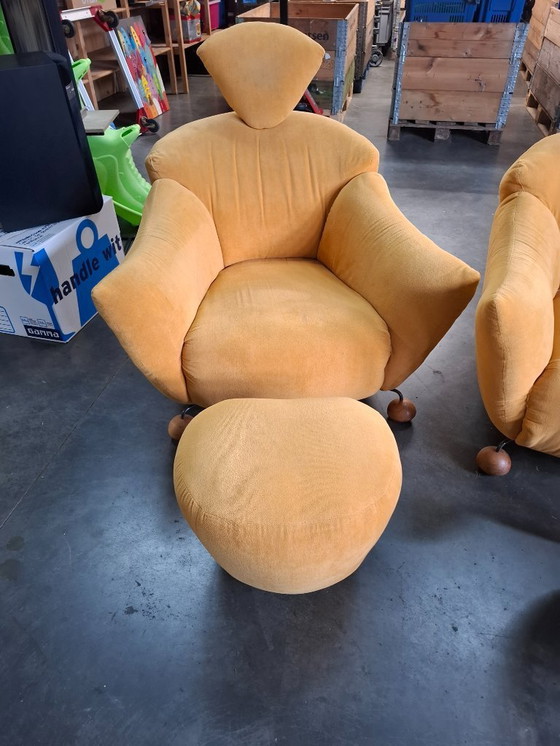 Image 1 of 2x Design armchair Memphis group 1981
