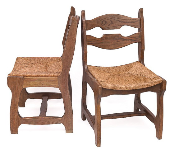Set di 6 sedie di Guillerme e Chamberron – Guillerme et Chambron, Sedie da pranzo, Wood, Vintage (photo 4 of 10)