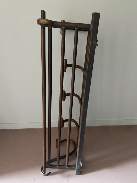 Kapstok van gedraaid hout in art nouveau-stijl – Kapstokken, Wood (photo 3 of 5)