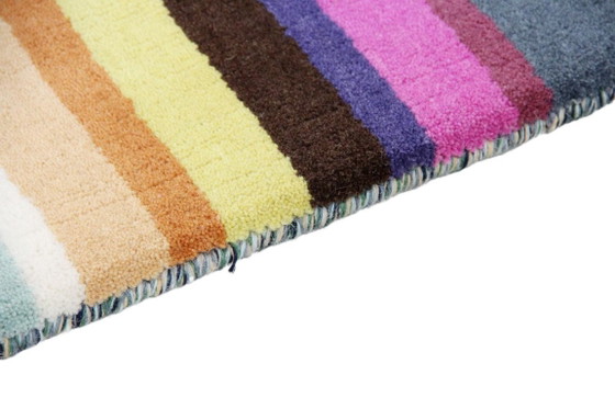 Modern Designer Hand-knotted Wool Rug New & Unused 152 x 92 cm, Rugs & carpets, Multi Color (photo 5 of 9)
