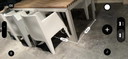 Outdoor Rectangular Rechthoekige XL Heavy Metal With Wooden Top Table